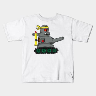 Ninja Tank Cartoon Kids T-Shirt